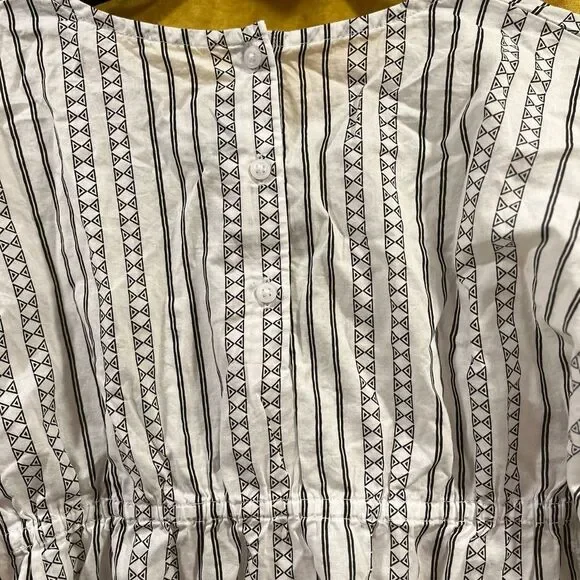 Janie and Jack GEO STRIPED SWIM COVER-UP size 6 - Picture 7 of 8